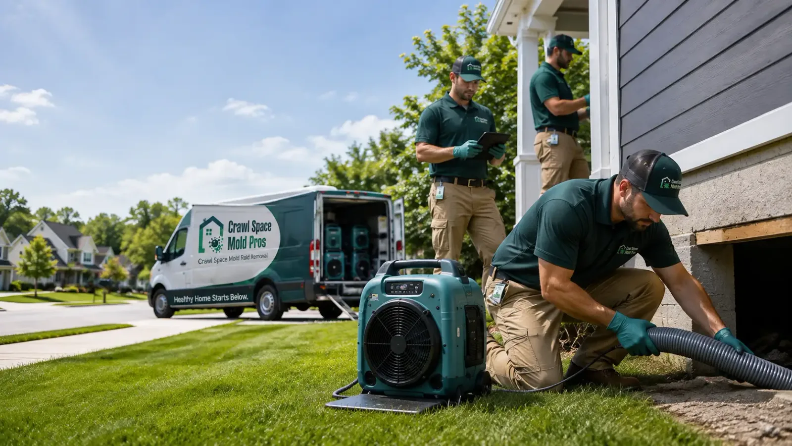 Crawl Space Mold Removal in Colony, KS